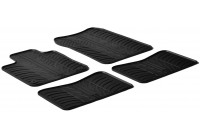 Rubber mats suitable for Kia Cee'd HB 5-door (T-Design 4-piece + mounting clips)