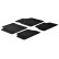 Rubber mats suitable for Kia Picanto 2004-2011 (T-Design 4-piece)
