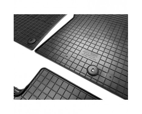 Rubber mats suitable for Kia Sorento IV (MQ4) 2020- excl. Hybrid (4-piece + mounting system), Image 4