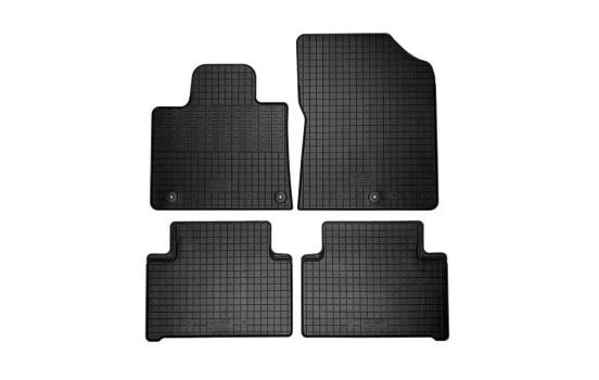 Rubber mats suitable for Kia Sorento IV (MQ4) 2020- excl. Hybrid (4-piece with mounting points)