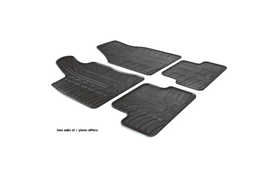 Rubber mats suitable for Kia Soul 2014- (T profile 4-piece), Image 2