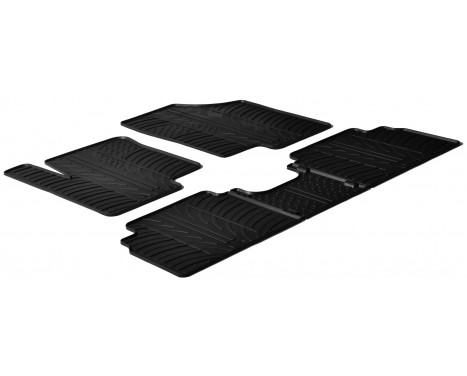 Rubber mats suitable for Kia Venga 2009- / Hyundai ix20 2010