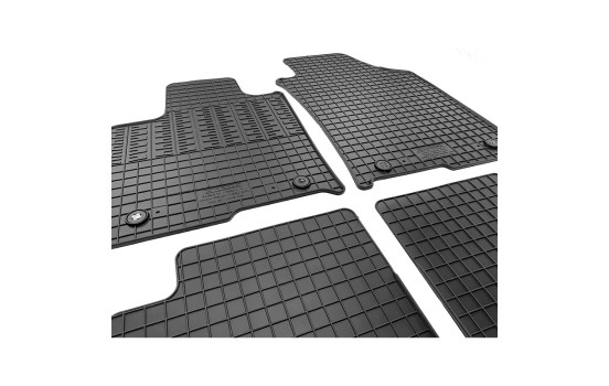 Rubber mats suitable for Lancia Ypsilon Hybrid 2020- (4-piece with mounting points), Image 3