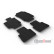 Rubber mats suitable for Lexus NX PHEV 2022- (T profile 4-part + mounting clips)
