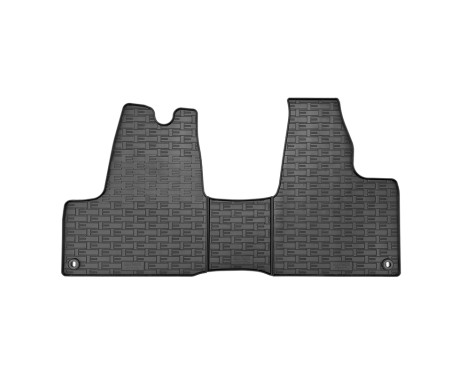 Rubber mats suitable for Maxus eDeliver 3 (ev-30) 2020- (3-piece + mounting system)