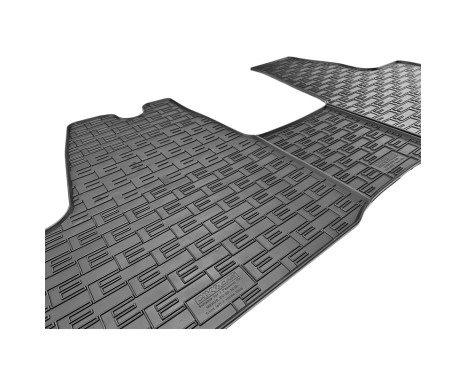 Rubber mats suitable for Maxus eDeliver 3 (ev-30) 2020- (3-piece + mounting system), Image 4