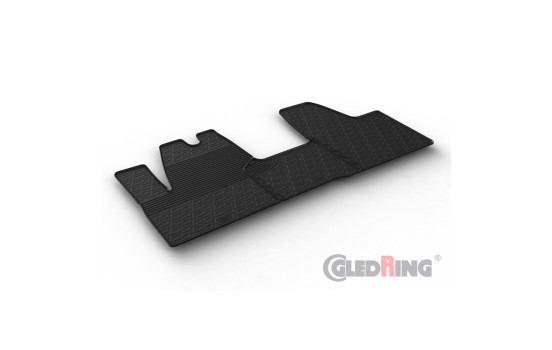 Rubber mats suitable for Maxus eDeliver 3 (ev-30) 2020- (G profile 3-piece + mounting clips)