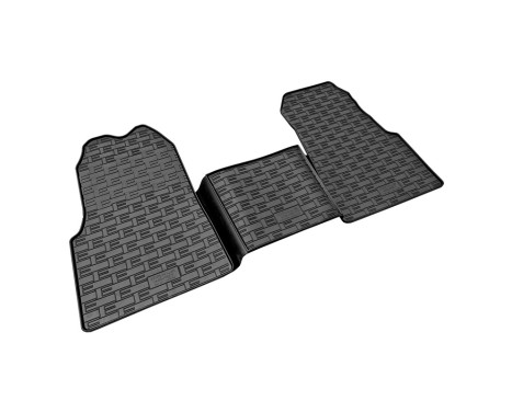 Rubber mats suitable for Maxus eDeliver 9 (ev-90) 2020- (3-piece + mounting system), Image 2