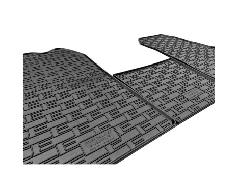 Rubber mats suitable for Maxus eDeliver 9 (ev-90) 2020- (3-piece + mounting system), Image 3