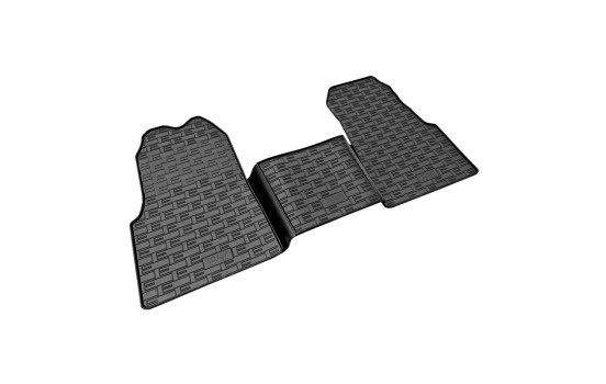 Rubber mats suitable for Maxus eDeliver 9 (ev-90) 2020- (3-piece with mounting points), Image 2