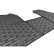 Rubber mats suitable for Maxus eDeliver 9 (ev-90) 2020- (3-piece with mounting points), Thumbnail 3