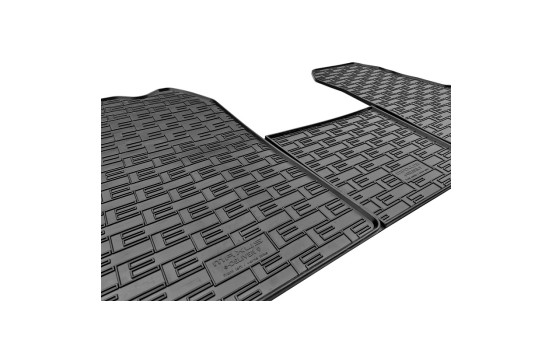 Rubber mats suitable for Maxus eDeliver 9 (ev-90) 2020- (3-piece with mounting points), Image 3