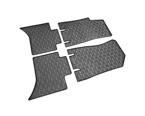 Rubber mats suitable for Maxus ET90 Pickup 2022- (4 pieces), Image 3