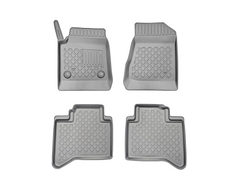 Rubber mats suitable for Maxus T90 EV (electric) pick-up 2022-; full set (FS)