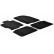 Rubber mats suitable for Mazda 6 2007- (T-Design 4-piece)