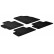 Rubber mats suitable for Mazda CX-7 diesel 2007- (T-Design 4-piece)