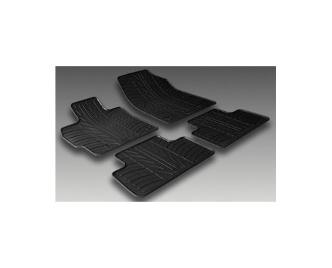 Rubber mats suitable for Mazda CX-7 petrol 2007- (T-Design 4-piece), Image 2