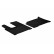 Rubber mats suitable for Mercedes Actros 2012- (G-Design 2-piece)