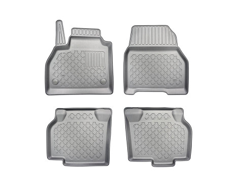 Rubber mats suitable for Mercedes Citan Tourer / Renault Kangoo (incl. extended) 2008-2021