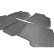 Rubber mats suitable for Mercedes Citan Tourer (W420) & Renault Kangoo III MPV 2021- (3-piece + mo, Thumbnail 2