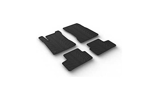 Rubber mats suitable for Mercedes CLA (C118) Sedan 2/2019- (4-piece)