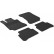 Rubber mats suitable for Mercedes E-Class W212 2014- (G-Design 4-piece + mounting clips)
