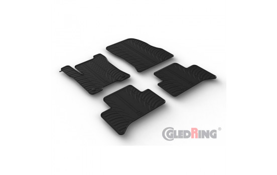 Rubber mats suitable for Mercedes EQA (H243) 2021-