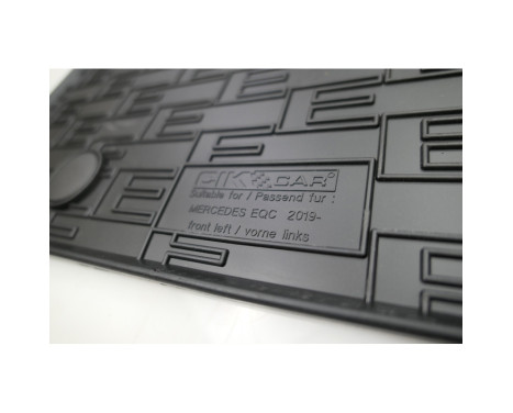 Rubber mats suitable for Mercedes EQC (N293) 2019- (4-piece + mounting system), Image 2