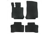 Rubber mats suitable for Mercedes EQC (N293) 2019- (4-piece with mounting points)