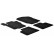 Rubber mats suitable for Mercedes M-Class W164 2005- (T-Design 4-piece + mounting clips)