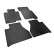 Rubber mats suitable for Mercedes X-Class (W470) 2017-2020 (4-piece + mounting system), Thumbnail 2