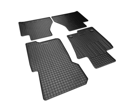 Rubber mats suitable for Mercedes X-Class (W470) 2017-2020 (4-piece + mounting system), Image 3