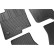 Rubber mats suitable for Mercedes X-Class (W470) 2017-2020 (4-piece + mounting system), Thumbnail 4