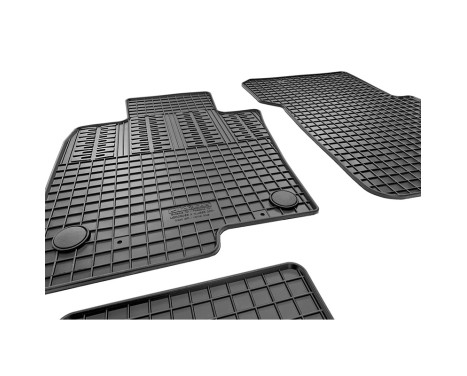 Rubber mats suitable for Mercedes X-Class (W470) 2017-2020 (4-piece + mounting system), Image 5