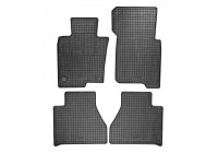 Rubber mats suitable for Mercedes X-Class (W470) 2017-2020 (4-piece with mounting points)