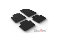 Rubber mats suitable for MG 4 (EV) 2022- (T profile 4-part)