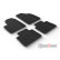Rubber mats suitable for MG (E)HS Plug-in-Hybrid 2019- (automatic) (T profile 4-piece)