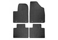 Rubber mats suitable for MG EHS Plug-in Hybrid 2020- (4-piece with mounting points)