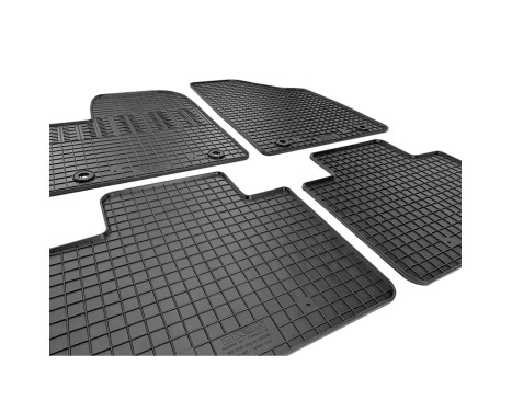 Rubber mats suitable for MG EHS Plug-in Hybrid 2020- (4-piece with mounting points), Image 4