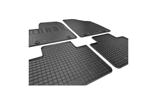 Rubber mats suitable for MG EHS Plug-in Hybrid 2020- (4-piece with mounting points), Image 4