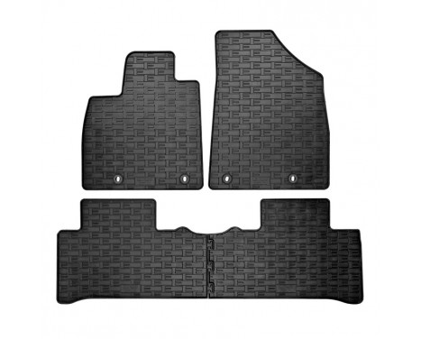 Rubber mats suitable for MG Marvel R (EV) 2021- (4-piece + mounting system)