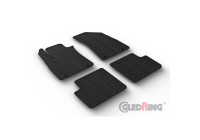 Rubber mats suitable for MG ZS 2017- excl. EV (manual transmission) (T profile 4-part)