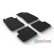 Rubber mats suitable for MG ZS 2017- excl. EV (manual transmission) (T profile 4-part)