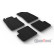 Rubber mats suitable for MG ZS 2017- excl. EV (manual transmission) (T profile 4-part), Thumbnail 2