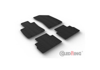 Rubber mats suitable for MG ZS (EV) 2019- (T profile 4-part)