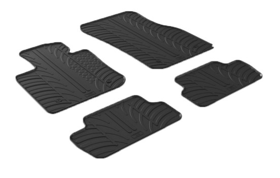 Rubber mats suitable for Mini F56 3-door 2014- (T-Design 4-piece)