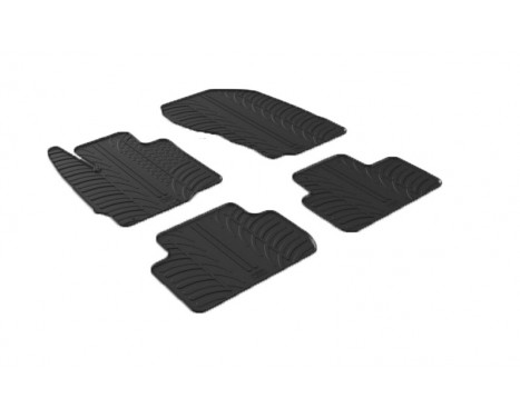 Rubber mats suitable for Mitsubishi Eclipse Cross 10/2017-