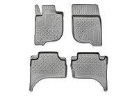Rubber mats suitable for Mitsubishi L200 IV Double Cab 2015-2022 (incl. Facelift)