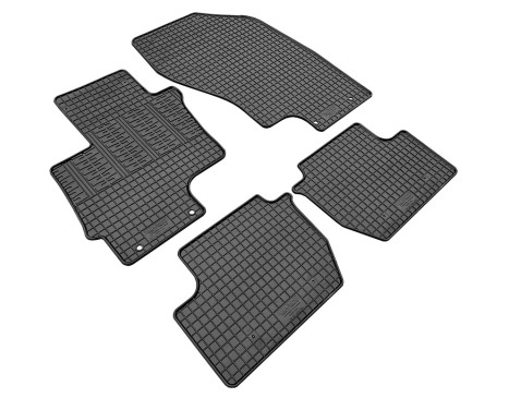 Rubber mats suitable for Mitsubishi Outlander 2012- incl. PHEV (4-piece + mounting system), Image 2