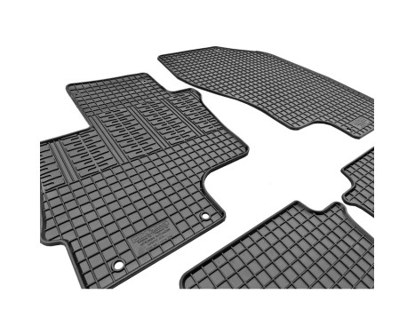Rubber mats suitable for Mitsubishi Outlander 2012- incl. PHEV (4-piece + mounting system), Image 3